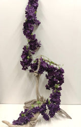 Artificial Wisteria Garland - 200cm (Purple)