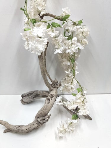 Artificial Wisteria Garland - 200cm (White)