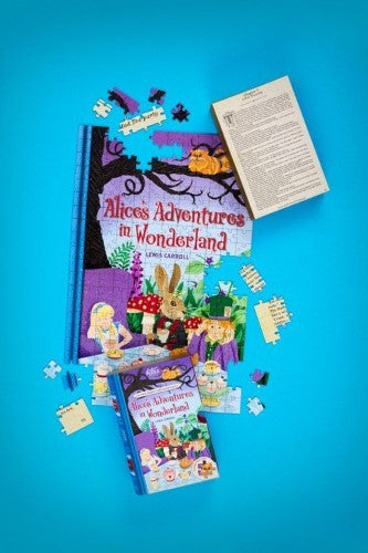 Double Sided Jigsaw Puzzle - Professor Puzzle Alice in Wonderland Puzzle Book (252 Piece)
