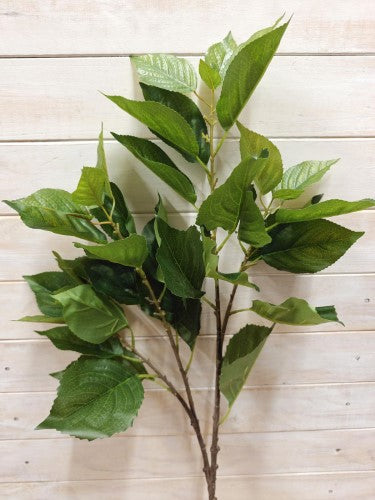 Artificial Hydrangea Leaf Spray - X 4 (Large)