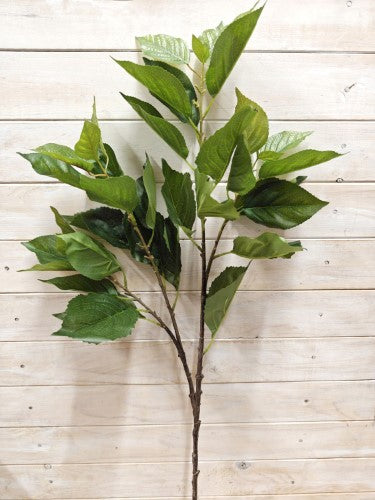 Artificial Hydrangea Leaf Spray - X 4 (Large)