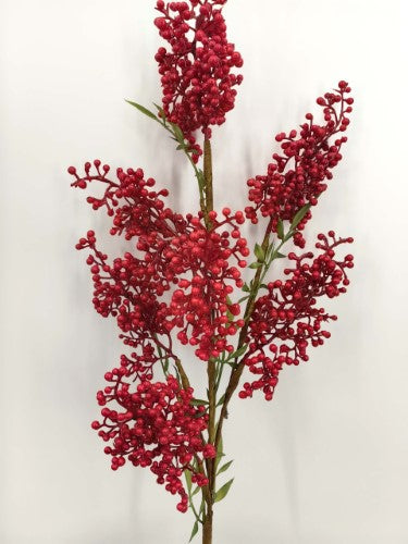 Artificial Nandina Berry Spray (Red)