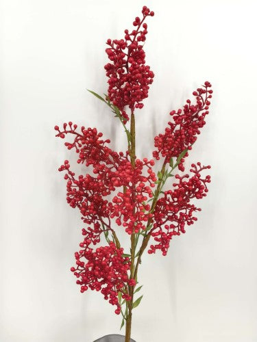 Artificial Nandina Berry Spray (Red)
