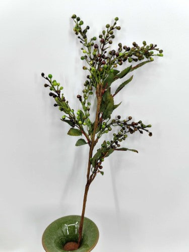 Artioficial Berry Spray (Green Red)