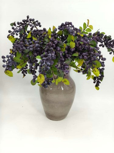 Artificial Droopig Berry Spray (Black)