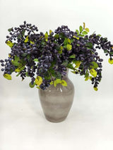 Artificial Droopig Berry Spray (Black)