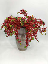 Artificial Droopig Berry Spray (Red)