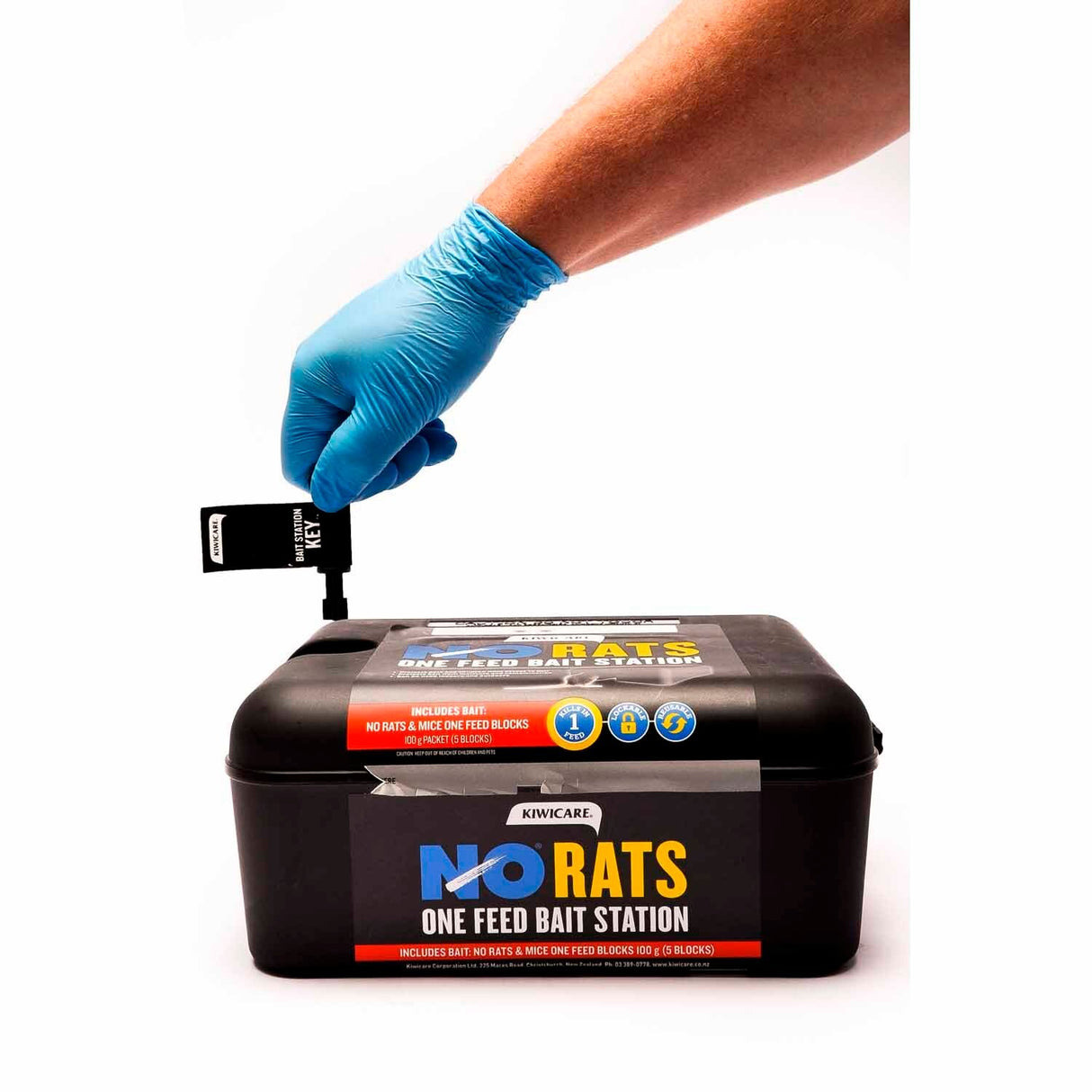 NO Rats One Feed Bait Station - Kiwicare (Prefilled)