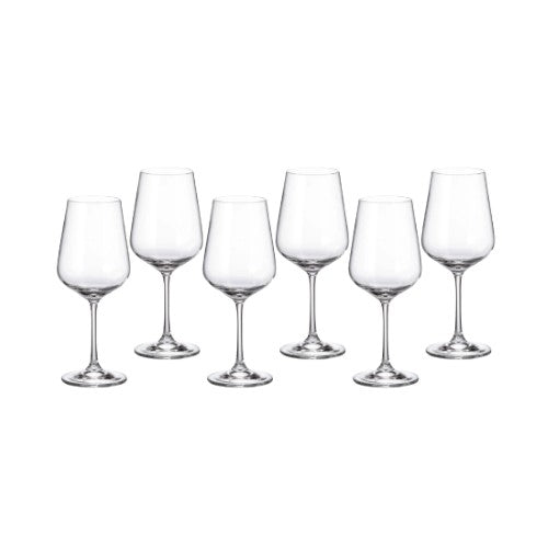 Red Wine Glasses - BOHEMIA Strix 450ml (Set of 6)