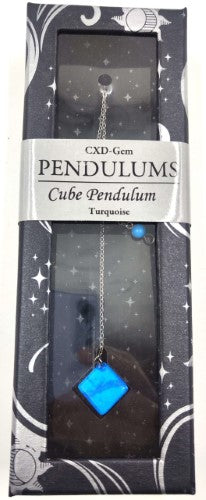 Pendulum - Turquoise Howlite Cube