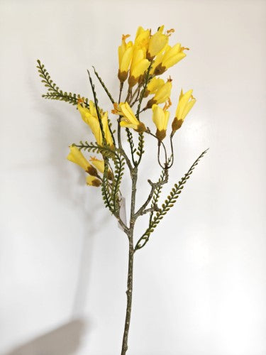 Artifical Cut Stem Kowhai Flower (40cm)