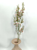 Artificial Wax Flower Spray (Pink)