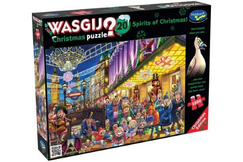Jigsaw Puzzle - Wasgij Christmas #20 Spirits of Christmas (1000pcs)