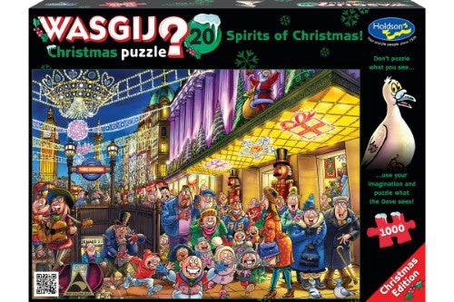 Jigsaw Puzzle - Wasgij Christmas #20 Spirits of Christmas (1000pcs)