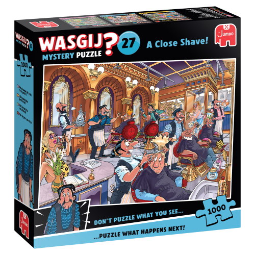 Jigsaw Puzzle - Wasgij Mystery #27 A Close Shave (1000pcs)