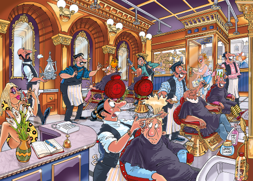 Jigsaw Puzzle - Wasgij Mystery #27 A Close Shave (1000pcs)