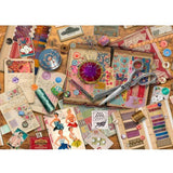 Jigsaw Puzzle - Treats N Treasures S4 Vintage Fabric & Notions (1000pcs)