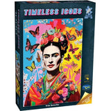 Jigsaw Puzzle - Timeless Icons Frida Butterflies (1000pcs)