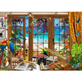 Jigsaw Puzzle - Outside my Window Birdwatchers View (1000pcs)