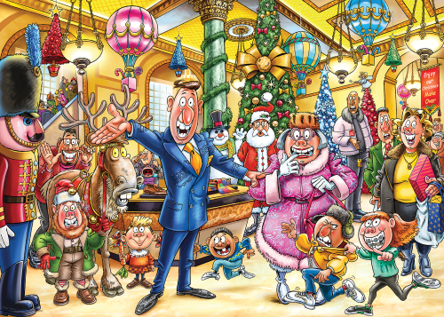 Jigsaw Puzzle - Wasgij Christmas #21 A Very Merry Makeover (1000pcs)