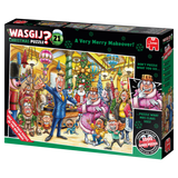 Jigsaw Puzzle - Wasgij Christmas #21 A Very Merry Makeover (1000pcs)