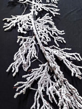 Artificial Snowy Twig Garland with Lights (180cm)