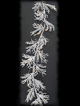 Artificial Snowy Twig Garland with Lights (180cm)