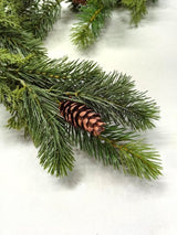 Artificial Spruce Pine Garland with Cone (180cm)