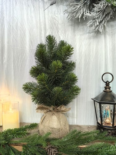 Artificial 18" Green Spruce Pine Tree 47cm