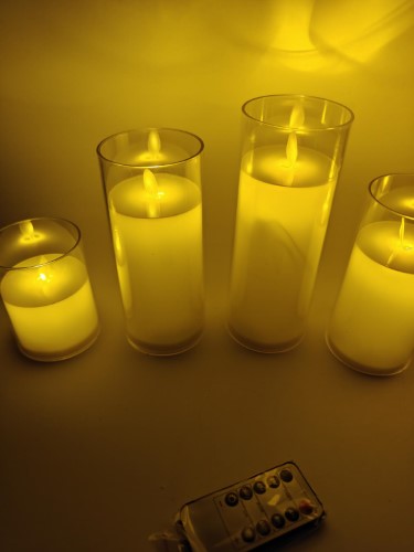 Flameless Acrylic Candle (Set of 3)