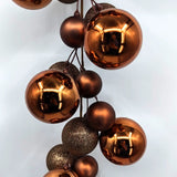Garland - Mixed Christmas Bauble Ball 200cm (Copper)