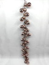 Garland - Mixed Christmas Bauble Ball 200cm (Rose Gold)