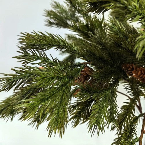 Artificial Deluxe Juniper Pine Spray with Cones