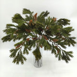 Artificial Deluxe Juniper Pine Spray with Cones