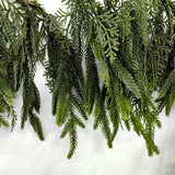 Artificial Real Touch Mixed Cedar & Norfolk Pine Garland (180cm)