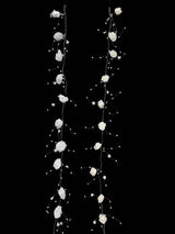 Pearl Garland with Form Flower - 150cm (Cream)