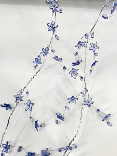 Garland - Acrylic Flower 270cm (Blue)