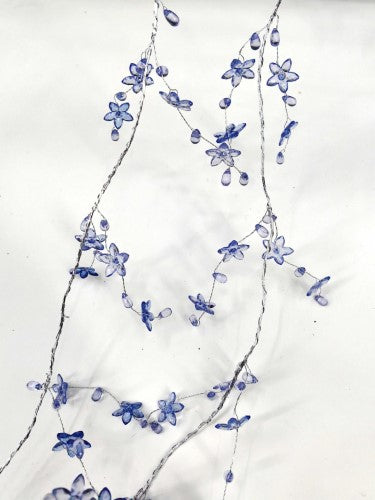 Garland - Acrylic Flower 270cm (Blue)