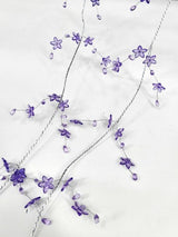 Garland - Acrylic Flower 270cm (Purple)