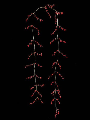 Acrylic Shell Garland - 190cm (Red)