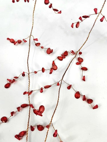 Acrylic Shell Garland - 190cm (Red)