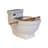 Ceramic Noodle Bowl with Bamboo Chopsticks - Toilet