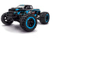 Radio Control - Blackzon 1/16 Slyder Monster Truck Turbo 4WD 2S Brushless - Black/Blue