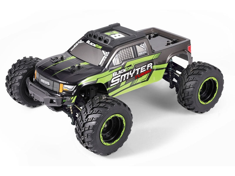 Radio Control - Blackzon 1/12 Smyter Monster Truck Turbo 4WD 3S Brushless RTR - Green