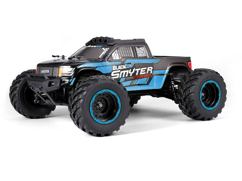 Radio Control - Blackzon 1/12 Smyter Monster Truck Turbo 4WD 3S Brushless - Blue