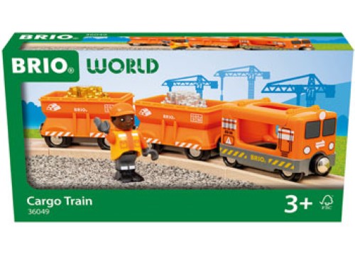 BRIO - Gold Cargo Train 6 pieces