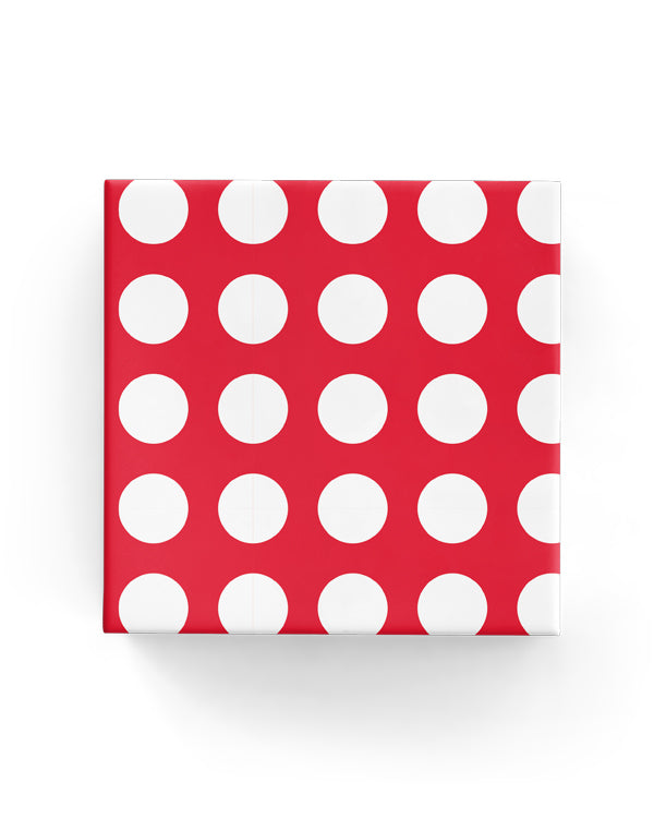Polka Dot Wrap Red