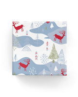 Xmas Yule Wrap French Blue