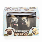 Wind Up Racing Pugs (Set of 2)