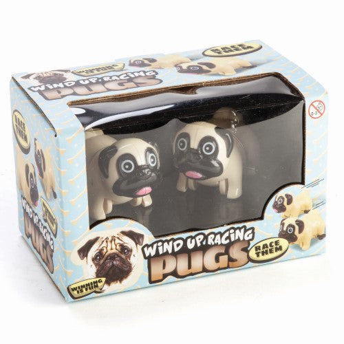 Wind Up Racing Pugs (Set of 2)